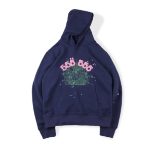 Blue Sp5der 555 Hoodie –