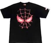 BAPE x Marvel Comics Spider Tee Black